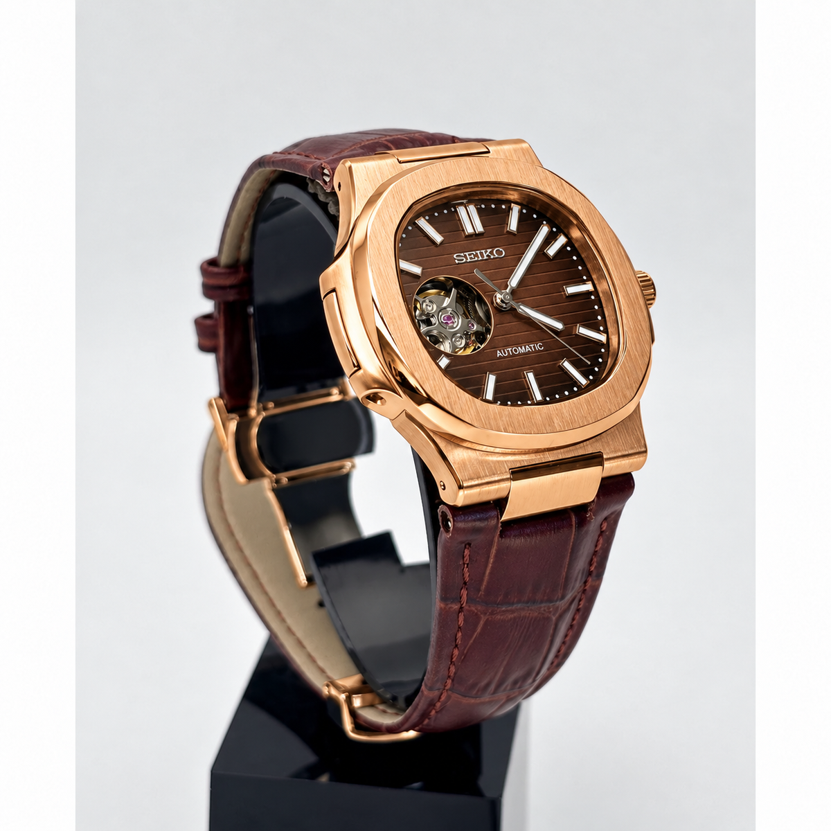 Relógio Nautilus SEIKO Open Heart 40mm