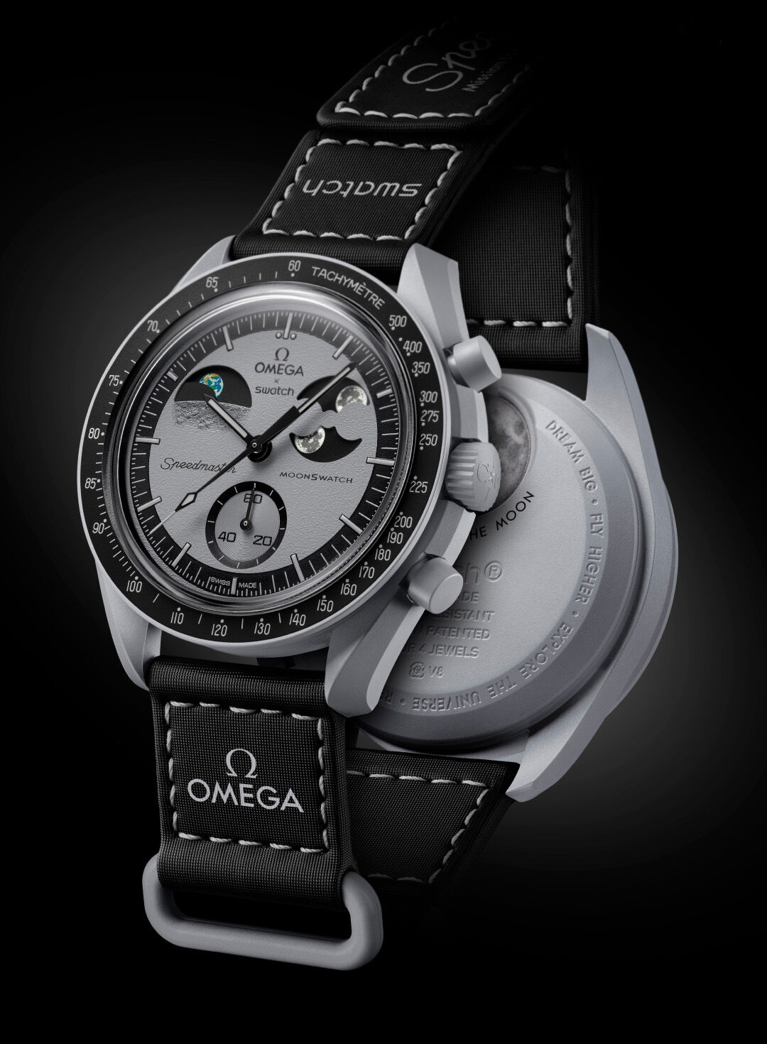 Relógio MoonSwatch MISSION TO EARTHPHASE 42mm