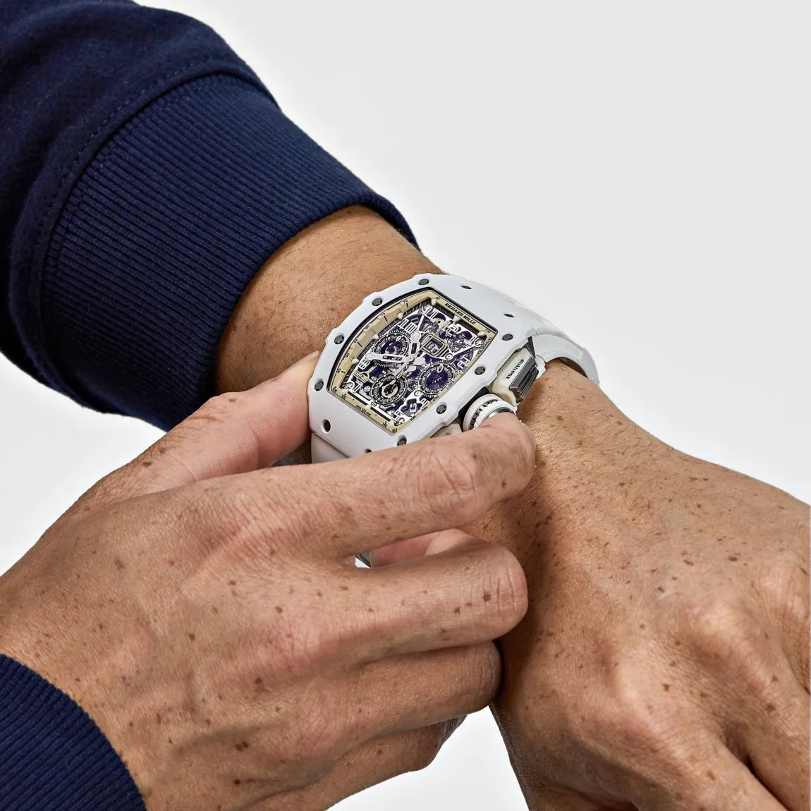 Relógio RM 11-03 'Last White Edition' Automatic Flyback Chronograph