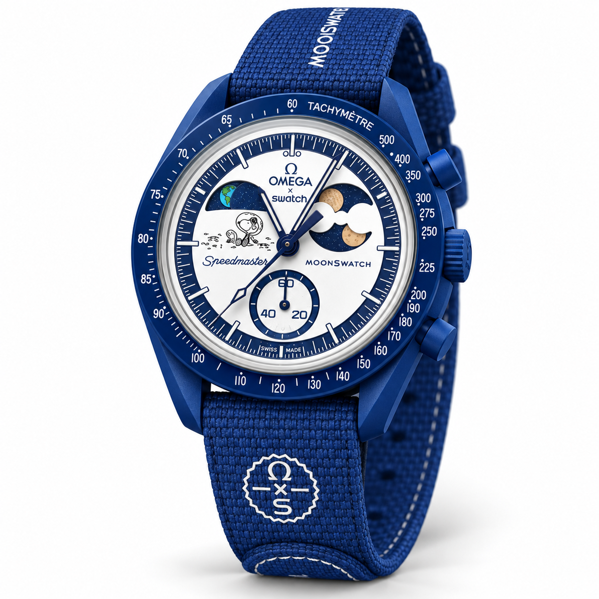 Relógio MoonSwatch MISSION TO EARTHPHASE GOLD 42mm