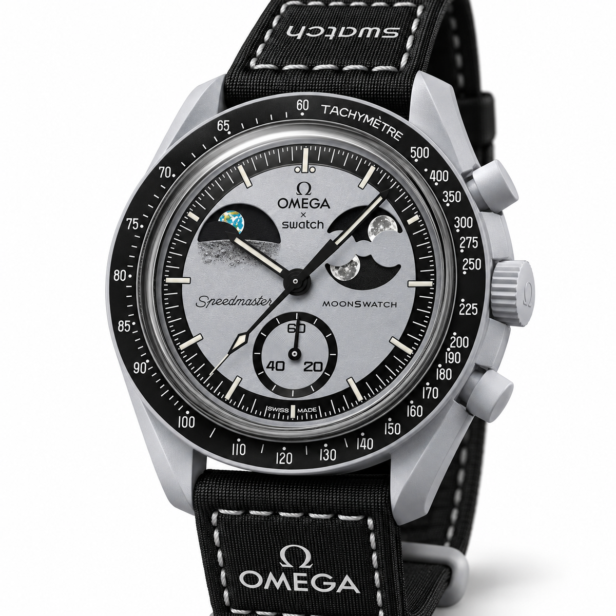 Relógio MoonSwatch MISSION TO EARTHPHASE 42mm