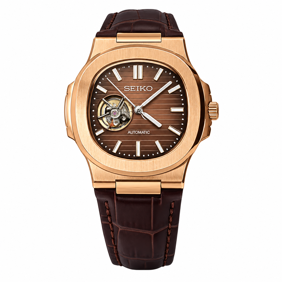Relógio Nautilus SEIKO Open Heart 40mm