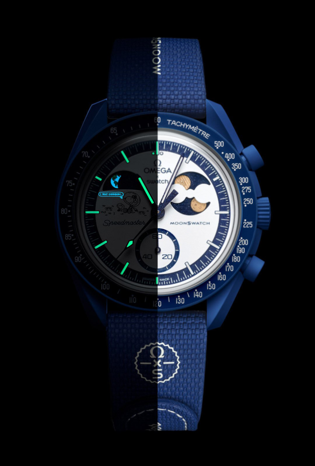 Relógio MoonSwatch MISSION TO EARTHPHASE GOLD 42mm