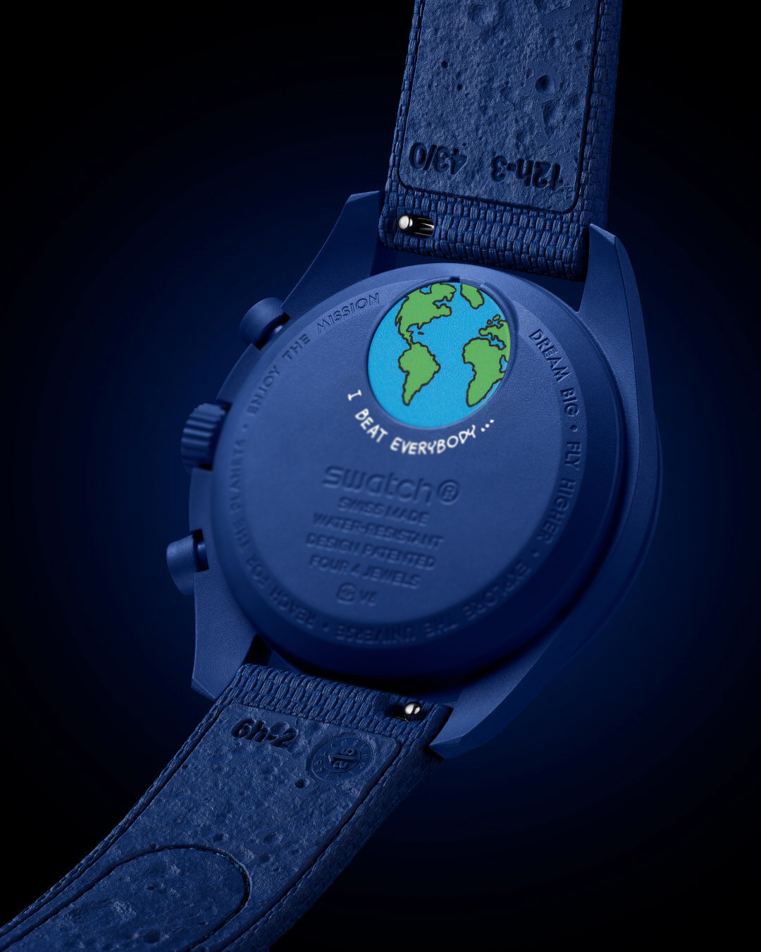 Relógio MoonSwatch MISSION TO EARTHPHASE GOLD 42mm