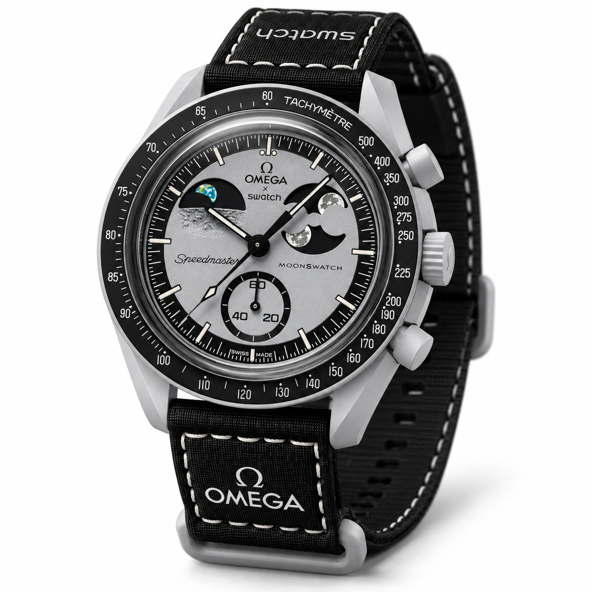 Relógio MoonSwatch MISSION TO EARTHPHASE 42mm