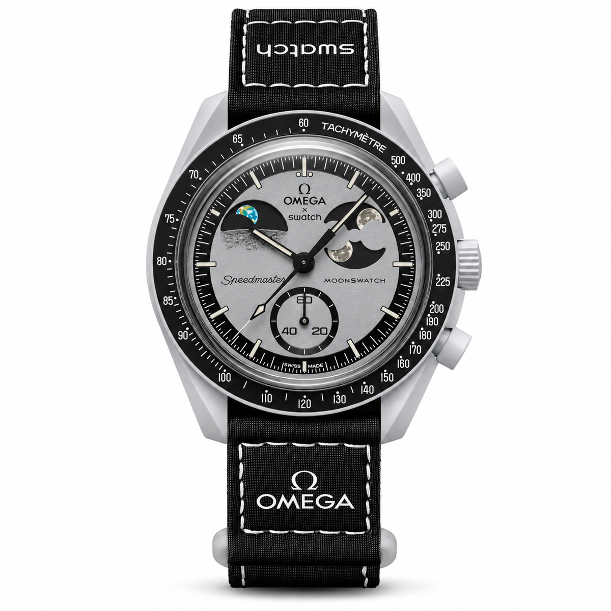 Relógio MoonSwatch MISSION TO EARTHPHASE 42mm