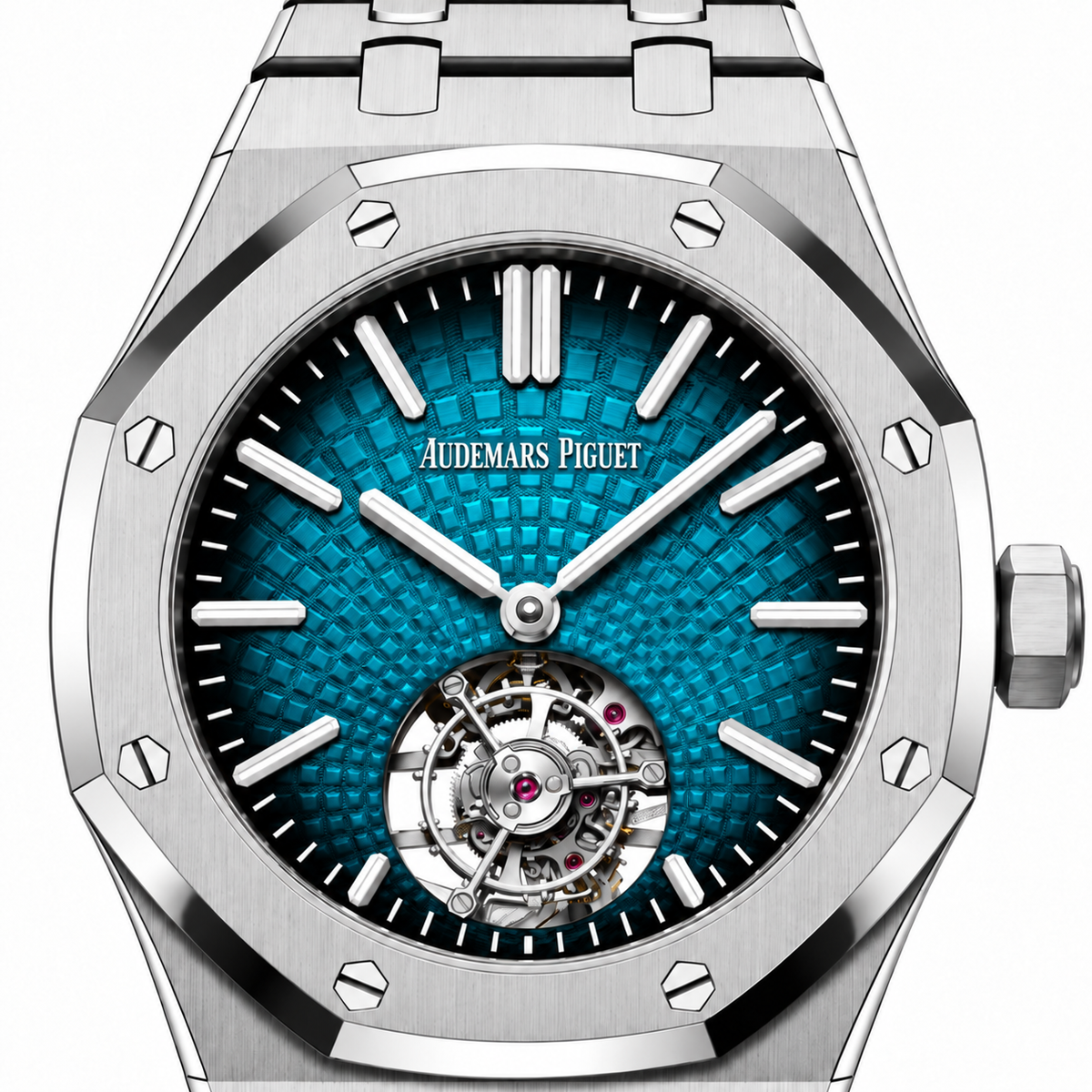 Relógio AP Royal Oak Tourbillon Blue 41mm